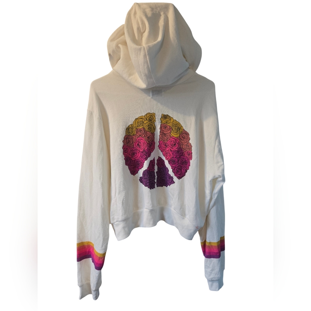 Lauren Moshi Lachelle Peace Roses hoodie - Picture 9 of 17